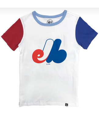 47BRAND T-Shirt Enfant MLB Imprint '47 Super Two des Expos de Montréal