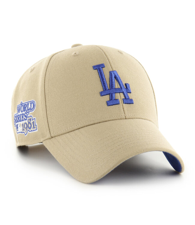 Los Angeles Dodgers MLB Khaki Sure Shot '47 MVP Snapback Cap
