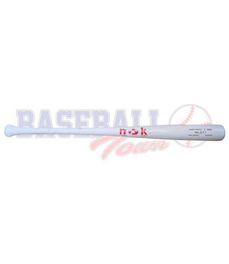 MARK LUMBER COMPANY Bâton de Baseball en Bois d'Érable ML-271 Hot Lineup White Flash Chrome Red Logo