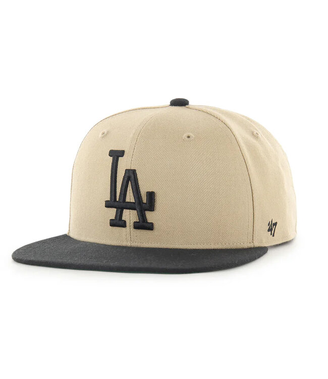 Los Angeles Dodgers Black Sand 47 Captain Snapback Cap