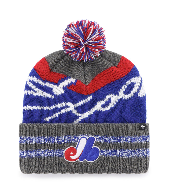 47BRAND Tuque MLB Hyperbolic 47 Cuff des Expos de Montréal