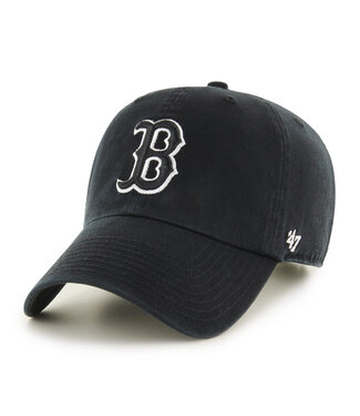 47BRAND Boston Red Sox MLB Black/White '47 Clean Up Cap