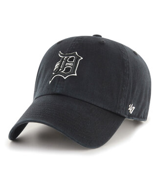 47BRAND Casquette MLB Noir/Blanc '47 Clean Up des Tigers de Detroit