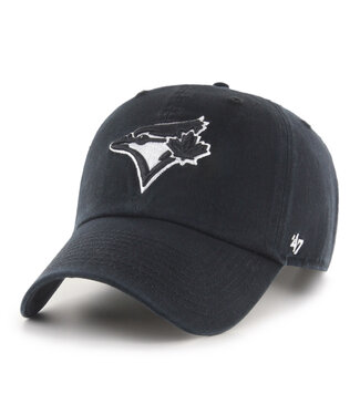 47BRAND Casquette MLB Noir/Blanc '47 Clean Up des Blue Jays de Toronto