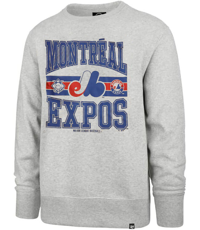 Montreal Expos MLB Letters '47 Headline Crew Sweatshirt