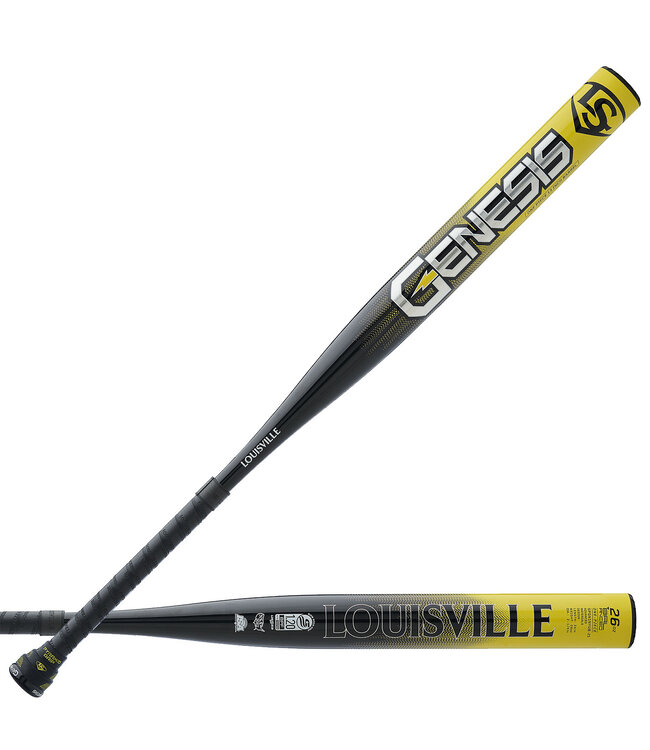Bâton de Slowpitch Genesis 1-Pièce Série Néon USSSA Baril 13" Balancé