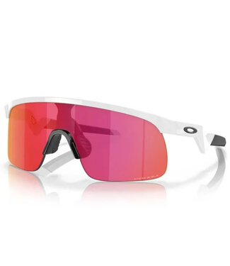 OAKLEY Lunettes de Soleil pour Enfant Resistor Sweep Blanc Poli avec PRIZM Field