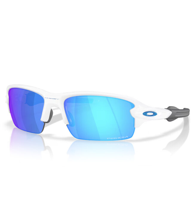 Lunettes de Soleil Flak 2.0 S Blanc Poli avec PRIZM Saphir