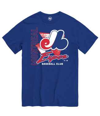 47BRAND T-Shirt pour Enfants MLB Side Arm '47 des Expos de Montréal