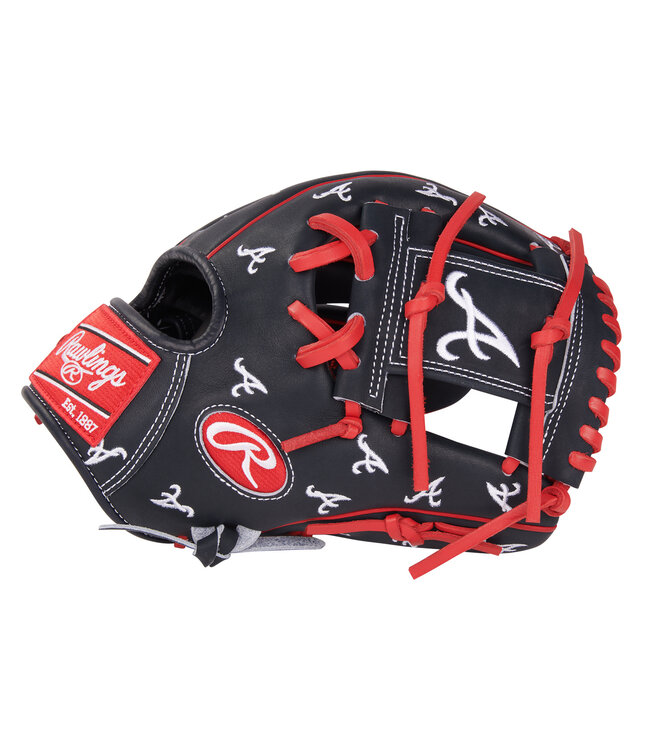 PRO205-2ATL Heart of the Hide MLB Micro Logo Atlanta Braves 11.75" Baseball Glove