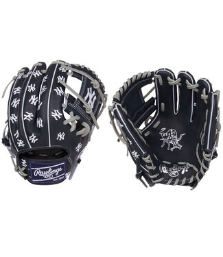 RAWLINGS Gant de Baseball PRO205-2NYY Heart of the Hide MLB Micro Logo des Yankees de New York 11.75"