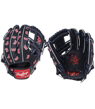 RAWLINGS PRO205-2BOS Heart of the Hide MLB Micro Logo Boston Red Sox 11.75" Baseball Glove