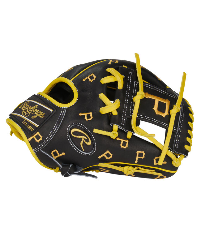 PRO205-2PIT Heart of the Hide MLB Micro Logo Pittsburgh Pirates 11.75" Baseball Glove