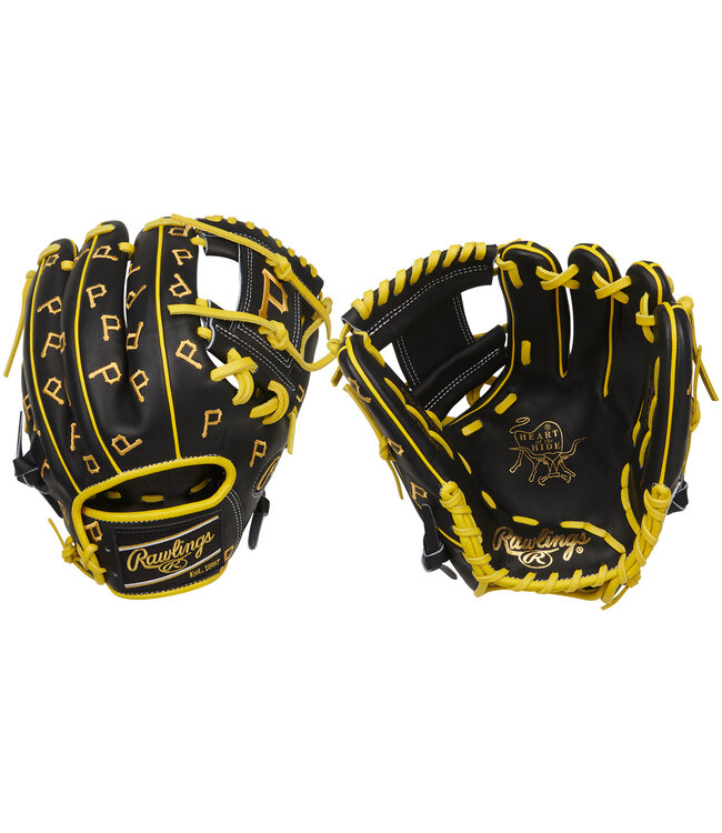 Gant de Baseball PRO205-2PIT Heart of the Hide MLB Micro Logo des Pirates de Pittsburgh 11.75"