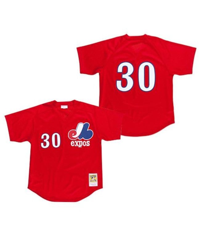  Mitchell & Ness Tim Raines Montreal Expos #30 Men's 1989  Authentic Mesh Batting Practice Jersey (36) : Sports & Outdoors