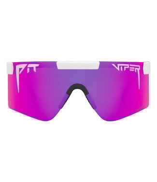 Pit Viper The Miami Nights Original 2.0 Wide HDPV Polarized Pink Mirror Sunglasses