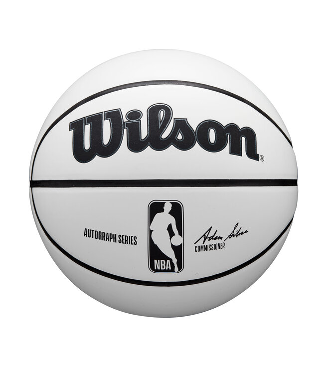Wilson NBA Autograph Basketball – Size 7 – White Panel for Signatures