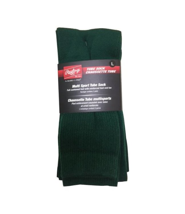 Rawlings Tube Baseball Sock 3 Pack