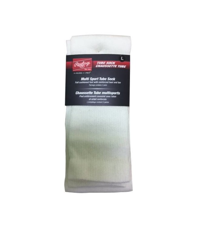 Rawlings Tube Baseball Sock 3 Pack