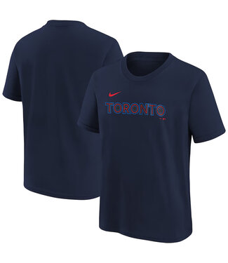 Nike Nike T-Shirt pour Enfant MLB City Connect Wordmark des Blue Jays de Toronto