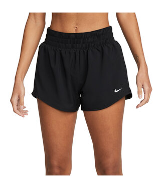 Nike Short Femme Nike One Dri-FIT Taille Mi-Haute 3" avec Culotte Intégrée