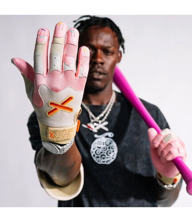 Absolutely Ridiculous Strawberry Ice Cream Adult Batting Gloves