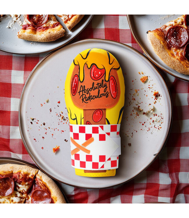 Absolutely Ridiculous Pizza Adult Sliding Mitt