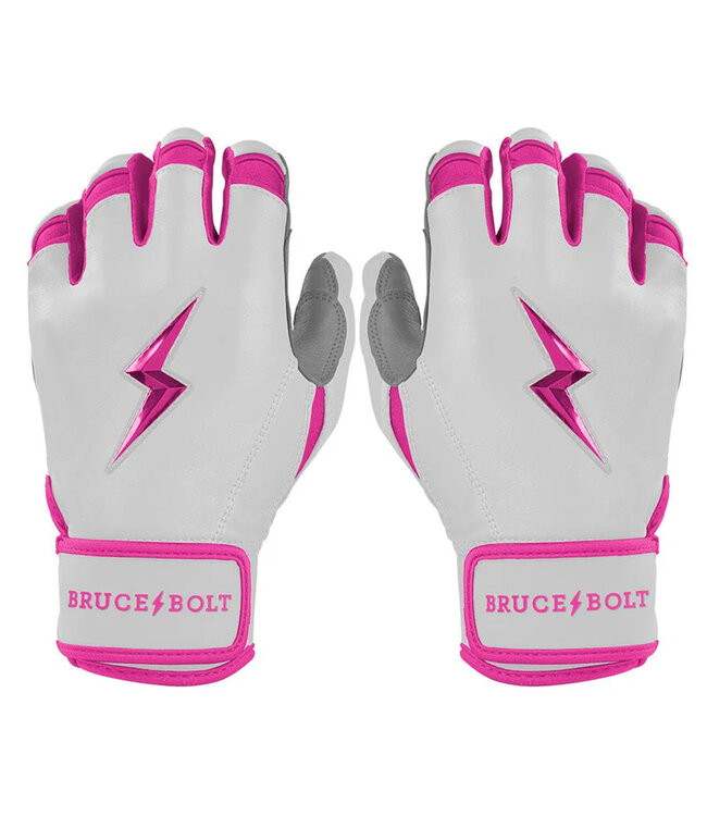 Premium Pro Short Cuff Chrome Series Youth Batting Gloves