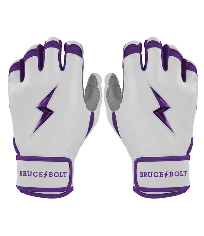 Premium Pro Short Cuff Chrome Series Youth Batting Gloves