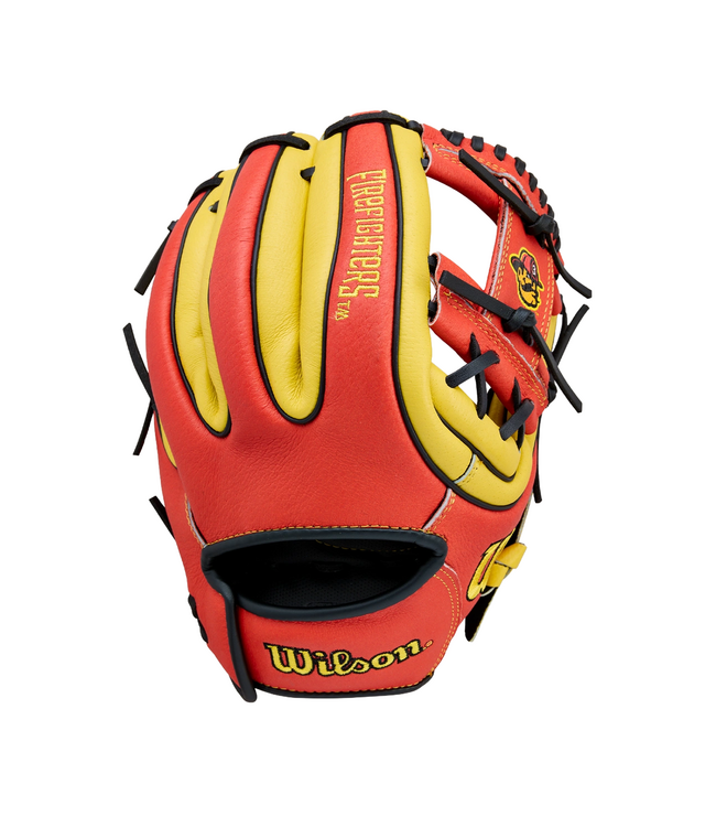 Wilson A450 Firefighters 11" Bananaball Tour Staff Youth Baseball Glove