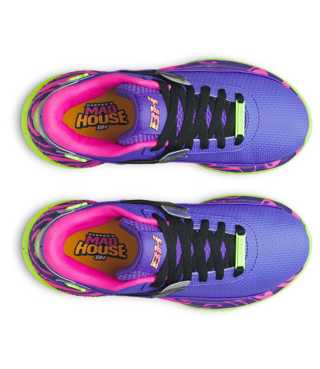 UA Harper 10 JR PE Mad House 6M Youth Turf Baseball Shoes