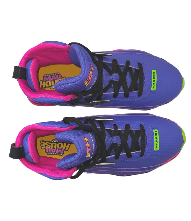 UA Harper 10 RM JR PE Mad House 6M Youth Baseball Cleats