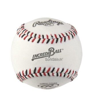 EASTON 9" Softstitch White Training Ball