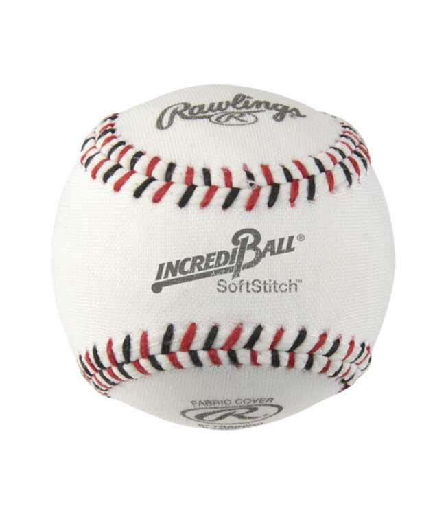 9" Softstitch White Training Ball