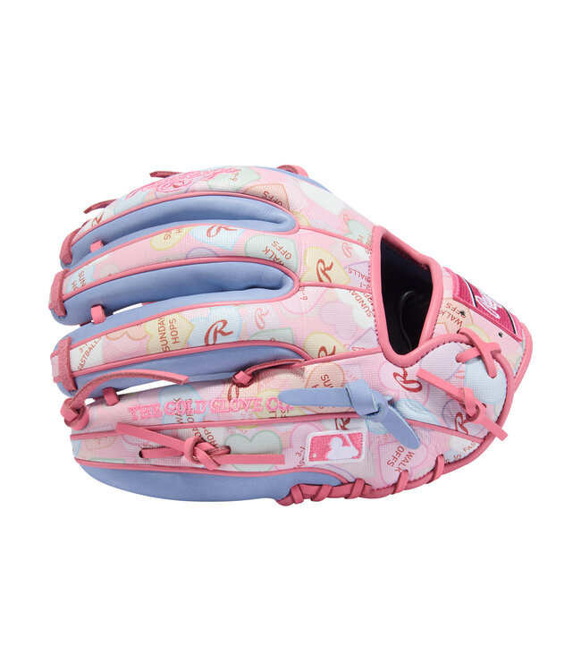 Rawlings PROR314-2PEP Candy Heart Valentine's Day Heart of the Hide 11.5" Baseball Glove
