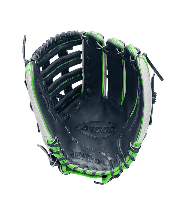 Wilson A1000 H12 White/Navy/Green 13.5" Slowpitch Glove