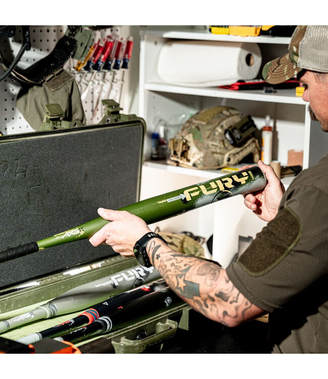 2026 Fury Bravo 1-Piece USSSA Flared Handle Endload Slowpitch Bat