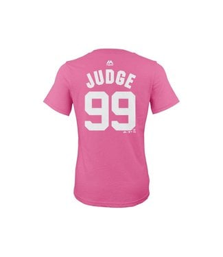 MAJESTIC Official New York Yankees Judge Short Sleeve Girl's Tee