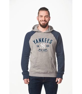 CAMPUS CREW Men's Colour Block Hood New York Yankees