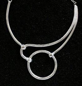 Jewelry Karin Sultan: Loopy Hammered Silver