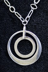 Jewelry Karin Sultan: Two Circles in Silver