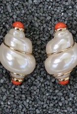 Jewelry VCExclusives: Conch Shell w/Coral and Gold