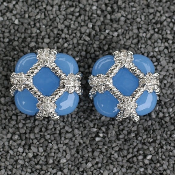 Jewelry VCExclusives: Zinnia Silver & Light Blue