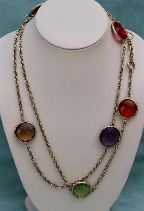 jewelry Vaubel: Semi Precious Discs on Chain