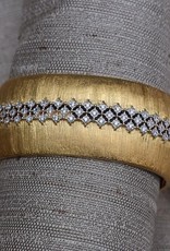 Jewelry Jardin: Satin Gold with Silver and Crystal Weave