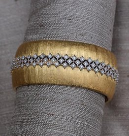Jewelry Jardin: Satin Gold with Silver and Crystal Weave