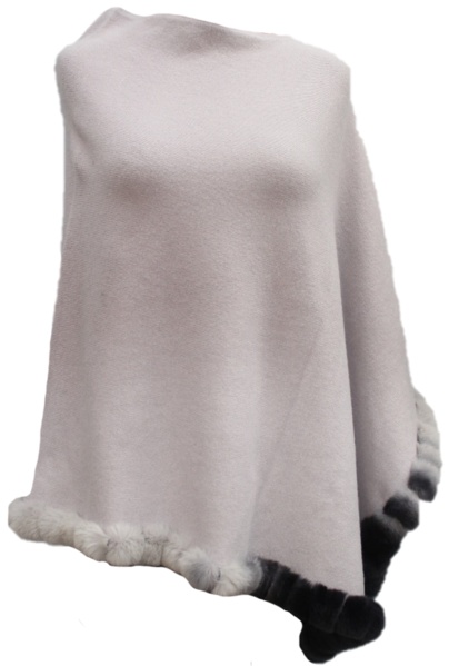 Clothing VCExclusives/ Poncho Ombre with Fur
