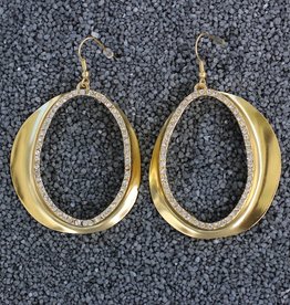 Jewelry KSultan: Gold Op Swirl Dangles Pierced