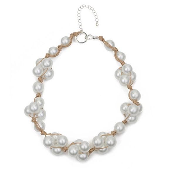 Jewelry VCExclusives: White Pearl on Putty Cord