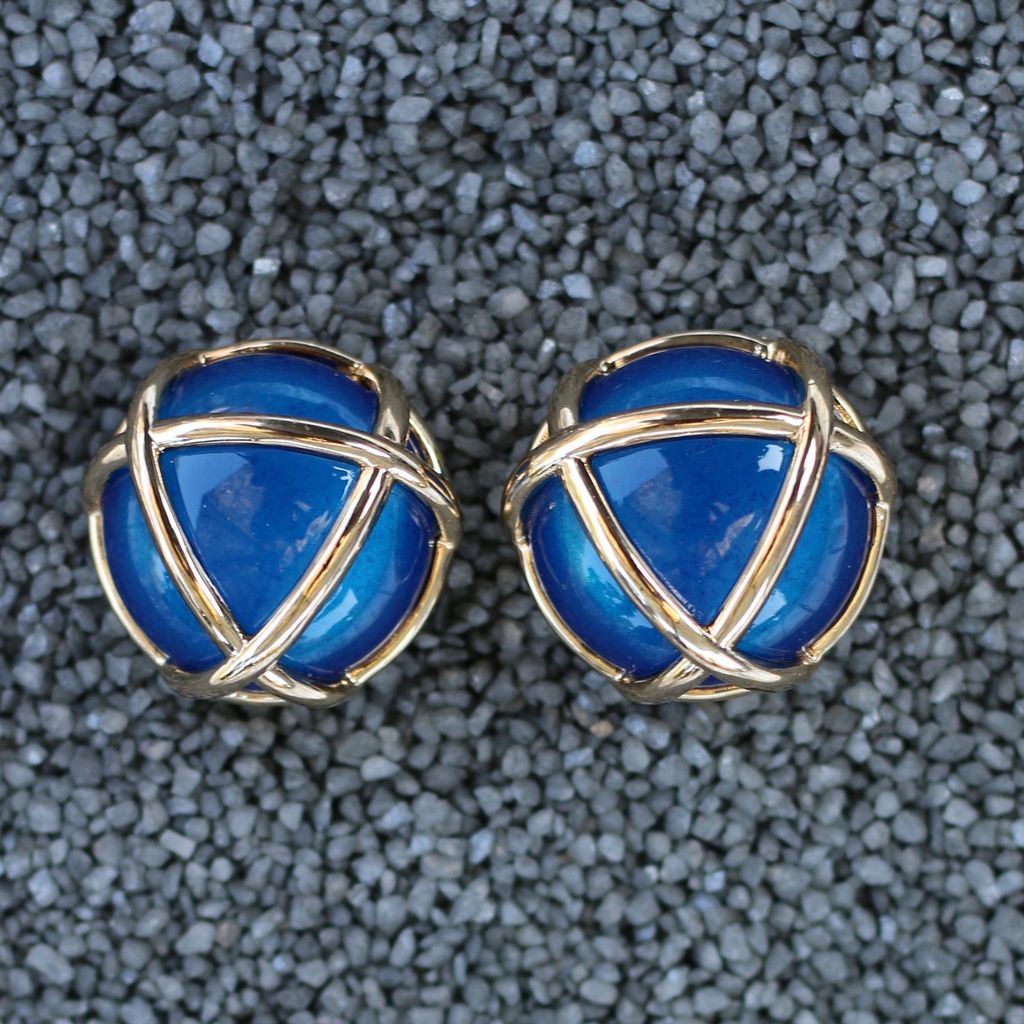 Jewelry VCExclusives: Gold Triangle / Med Blue